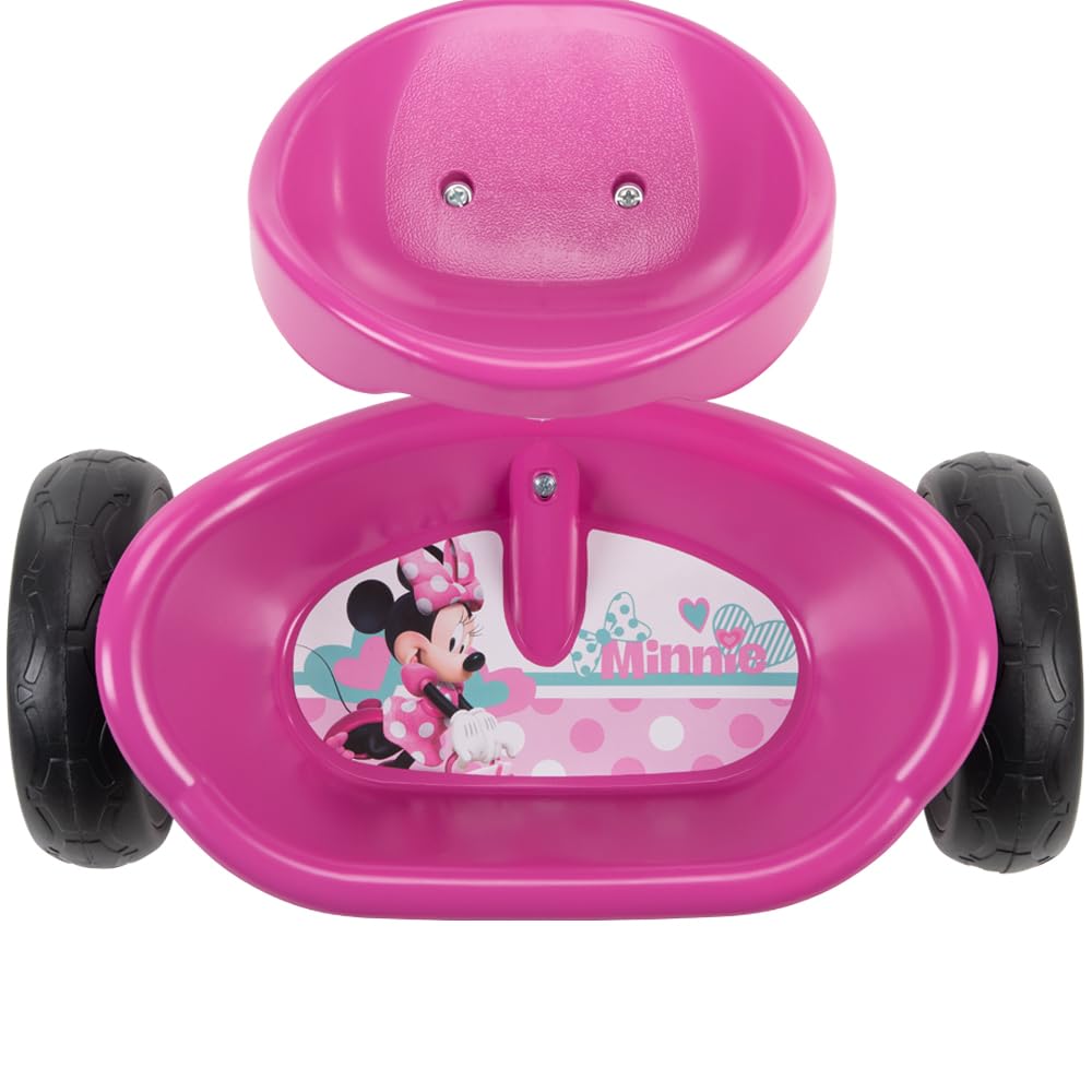 Huffy Minnie Mouse trike durable frame ensures long-lasting use.