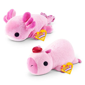 Hug-A-Lumps Love small weighted plush cuddle for calming hugs and sleep.