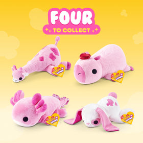 Hug-A-Lumps Love weighted snuggle companion supports relaxing downtime.