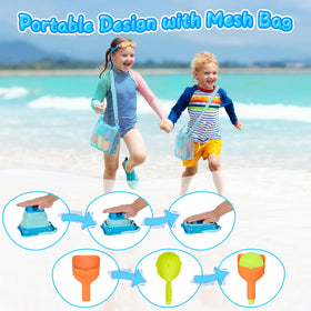 HUGCATY castle molds, reusable shapes spark imaginative sand castles.