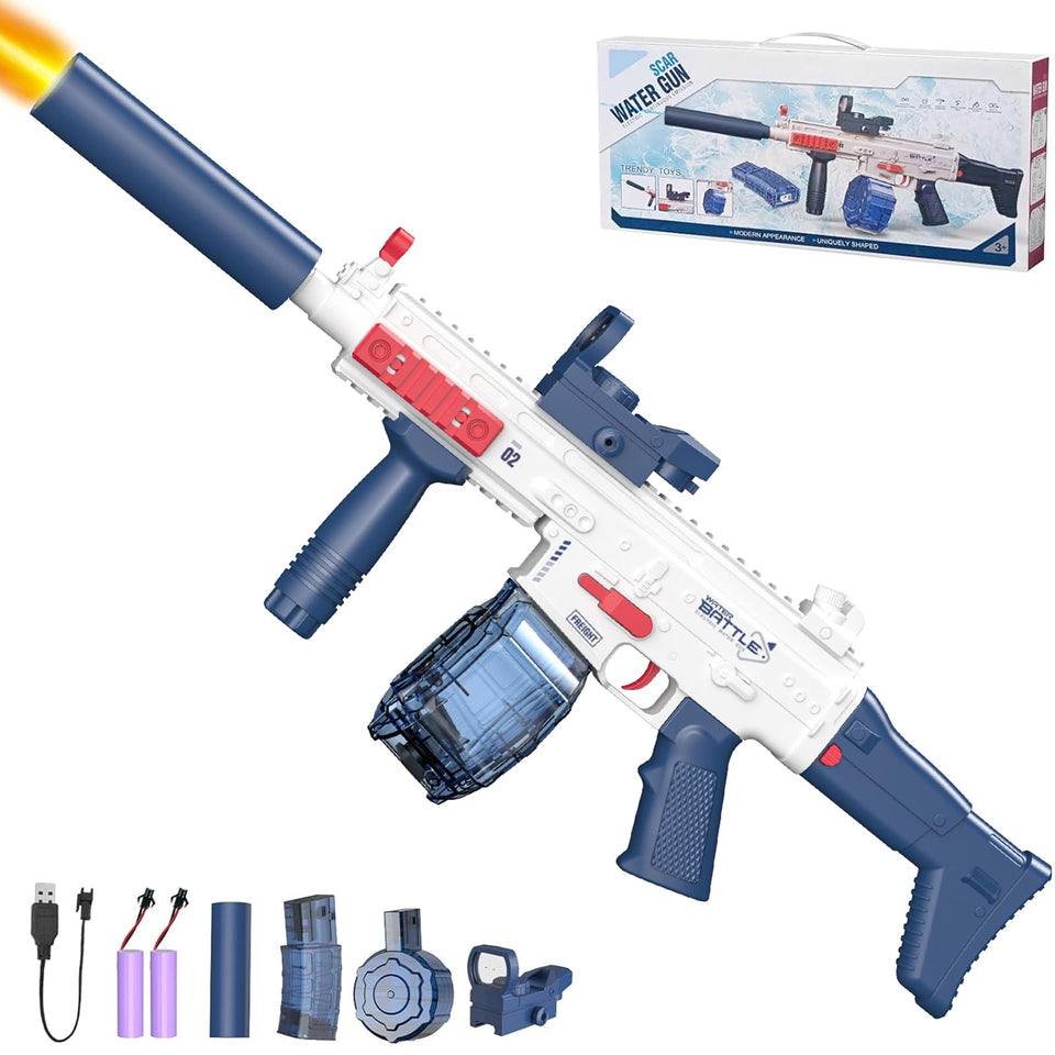 Hugeway electric water gun with light-up for dynamic battles and night play