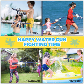 Easy assembly and one-click firing make Hugeway ideal for kids at the beach