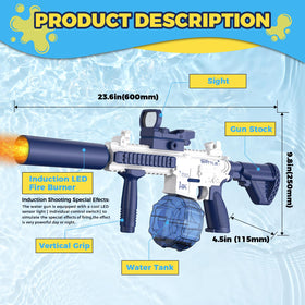 Hugeway water gun showing two tanks ready for extended battles