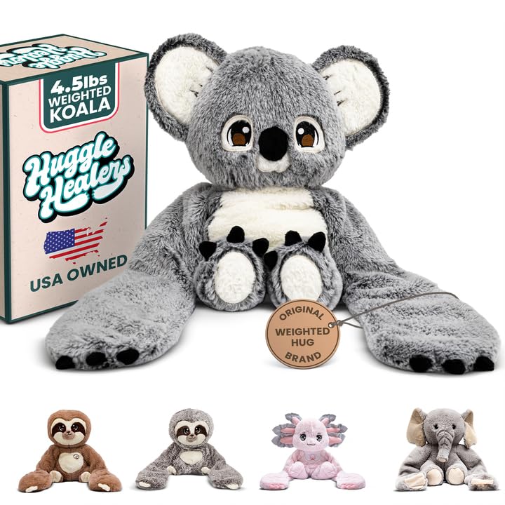 Huggle Healers Noa Koala with extended arms for immersive hugs and companionship.