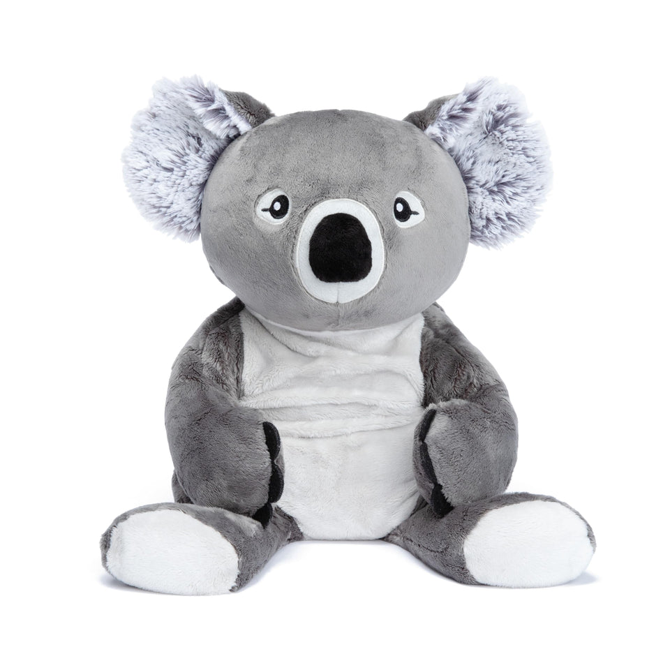 HUGIMALS Quinn Koala front view weighted plush for calming companionship