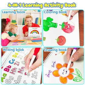 Huijing Busy Book promotes fine motor skills and problem solving through diverse activities