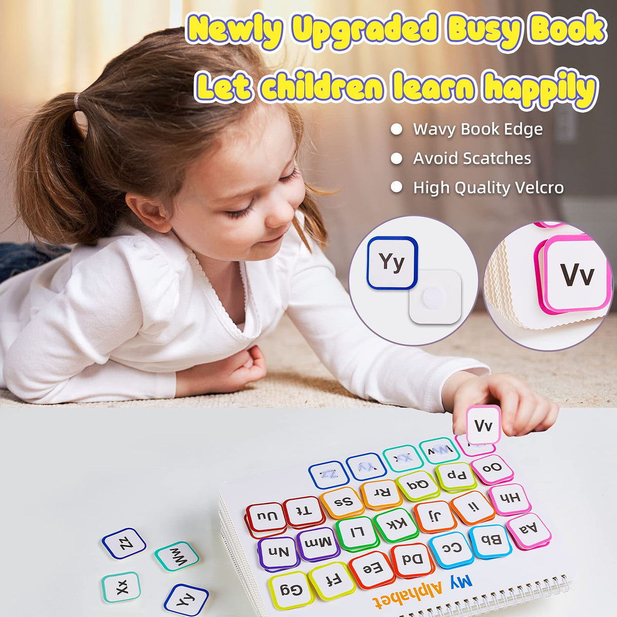 Huijing Busy Book toddler activities keep children engaged during quiet time