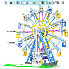 HuiNiu Ferris Wheel 813-piece kit supports planning and problem solving.