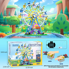 HuiNiu Ferris Wheel bidirectional rotation showcases smooth two-way motion.