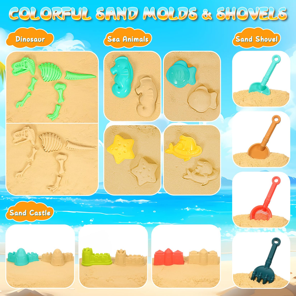 HUITEM dinosaur-molds-dinosaur-fossil-model invites mini archaeology adventures.