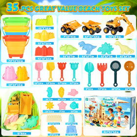 HUITEM three dump trucks for transporting sand and building castles