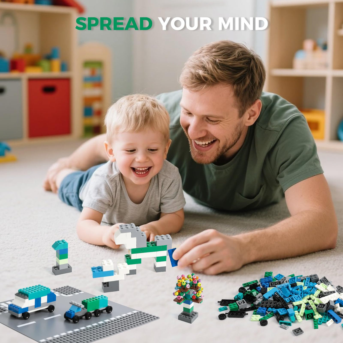 HUIZDQ 1800Pcs set ideal for birthdays and classroom-inspired activities.