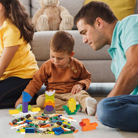 HUIZDQ open-ended building fun with 1100 pieces