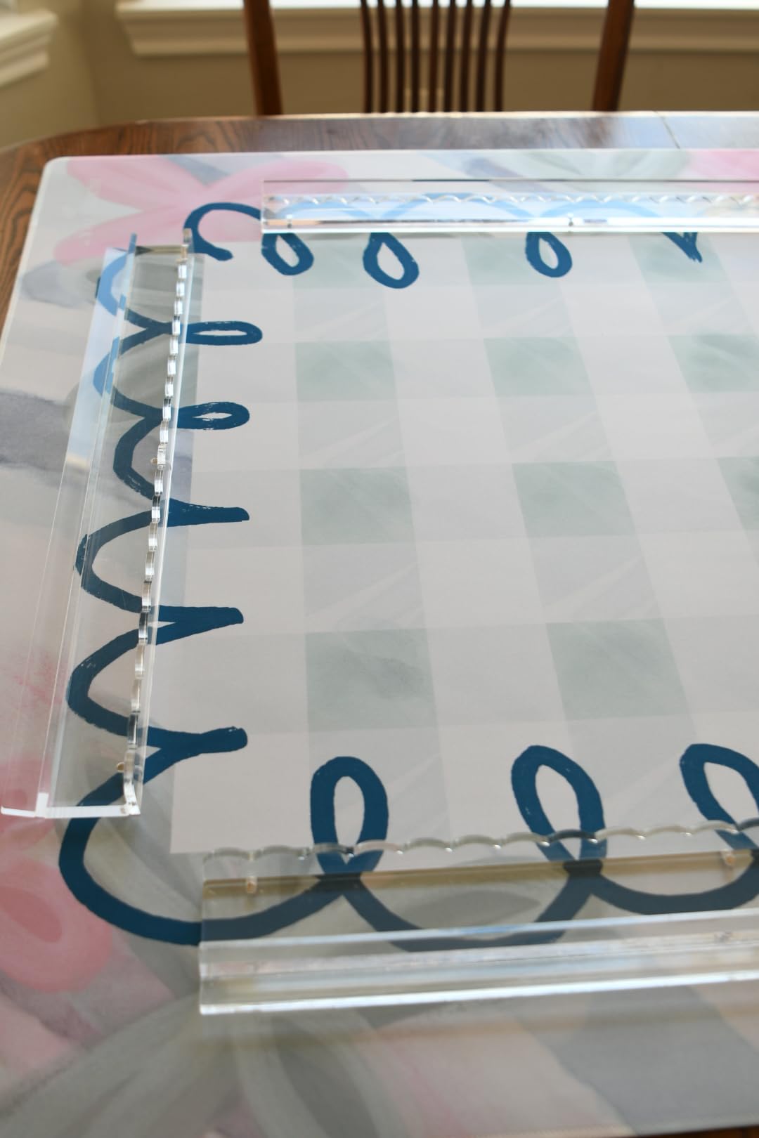 Easy-to-clean acrylic surface designed for quick maintenance.