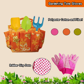Hummigoo waterproof apron with playful patterns for mess-free gardening