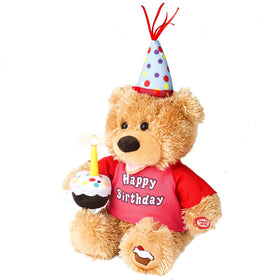 Humor Ted birthday bear dancing, adding lively celebration to the party