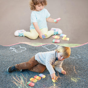 Humyoun bulk chalks suit sidewalks, driveways, and chalkboards for creative learning.