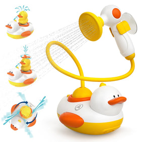 Humzo Duckie Bath Head with 4 spray modes for lively bath time.