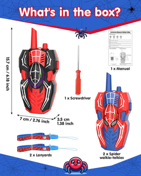 Humzo Spider Hero walkie kids playing outdoors, sparking imaginative adventures.