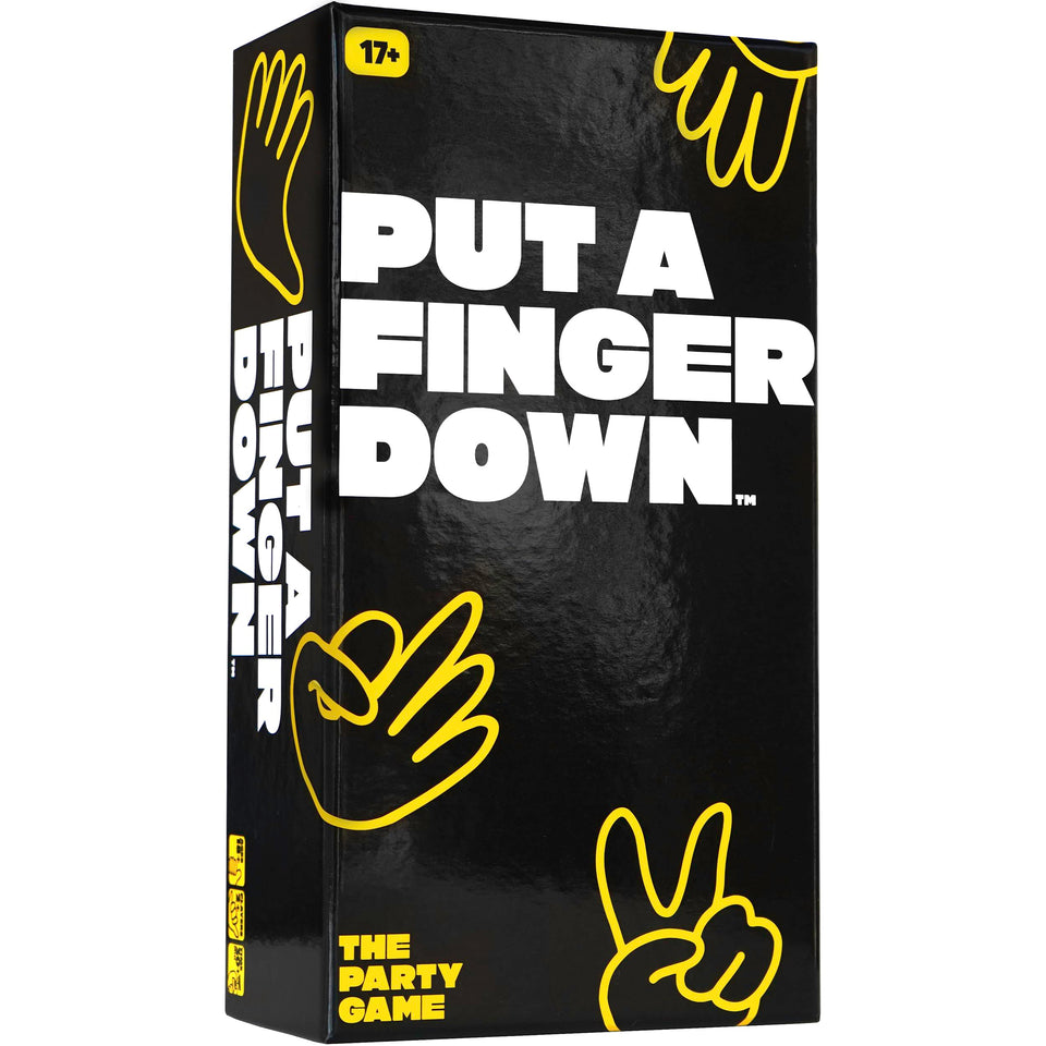 Hunch Games Put A Finger Down deck ready for quick rounds and big laughs