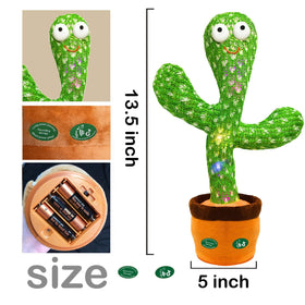 Hunfur cactus toy battery access ensures simple setup.