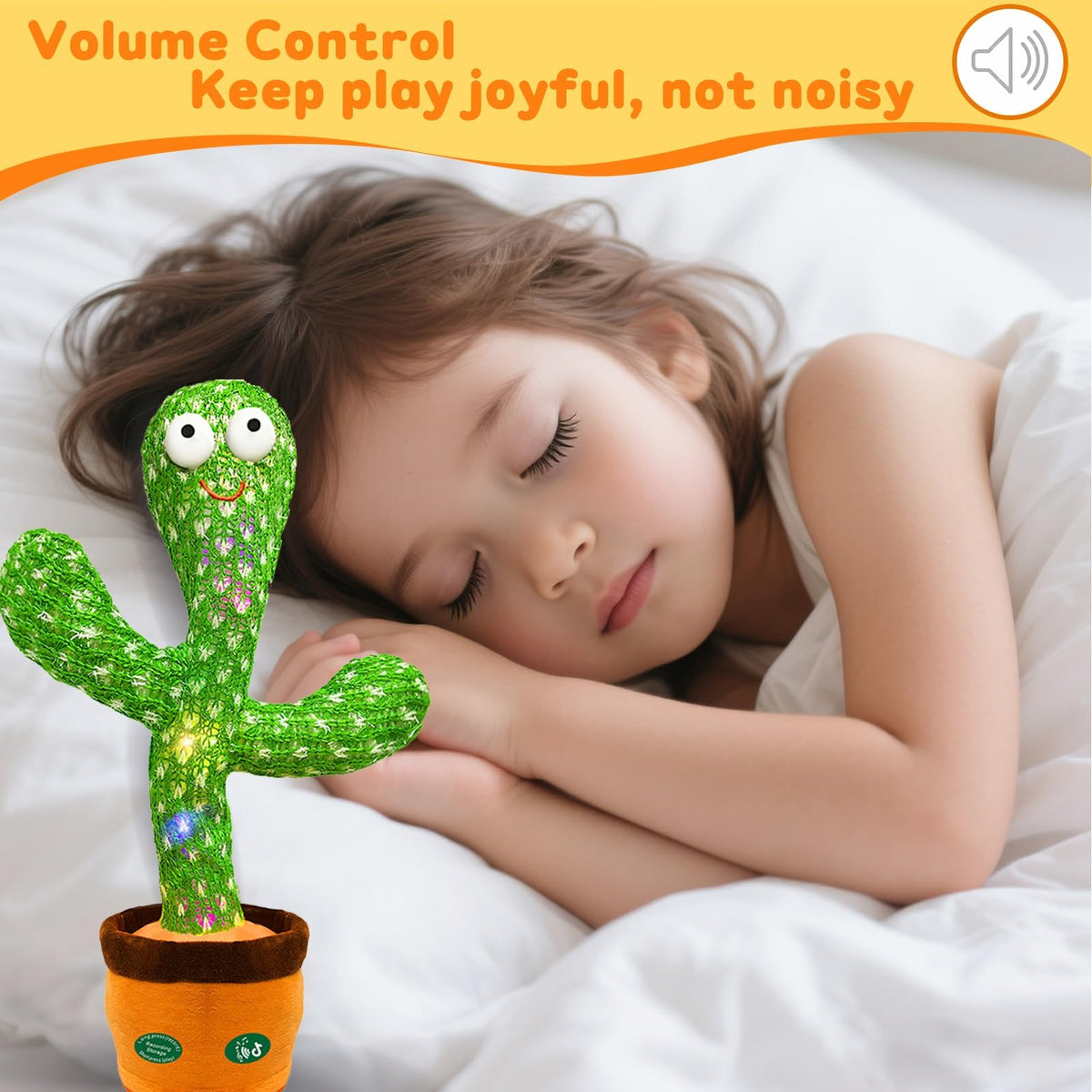 Hunfur cactus toy is easy to wipe clean for quick maintenance.