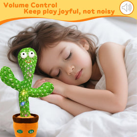Hunfur cactus toy is easy to wipe clean for quick maintenance.