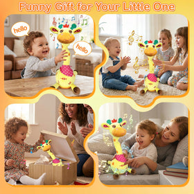 Hunfur Talking Dancing Giraffe as a thoughtful gift idea for babies