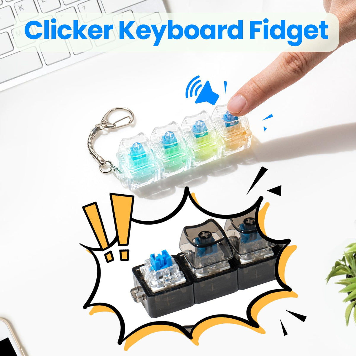 Hunfuthr luminous cat keyboard black with color-changing LEDs to brighten desks