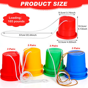 Hungdao balance stilts green pairs sturdy plastic for indoor obstacle course practice.