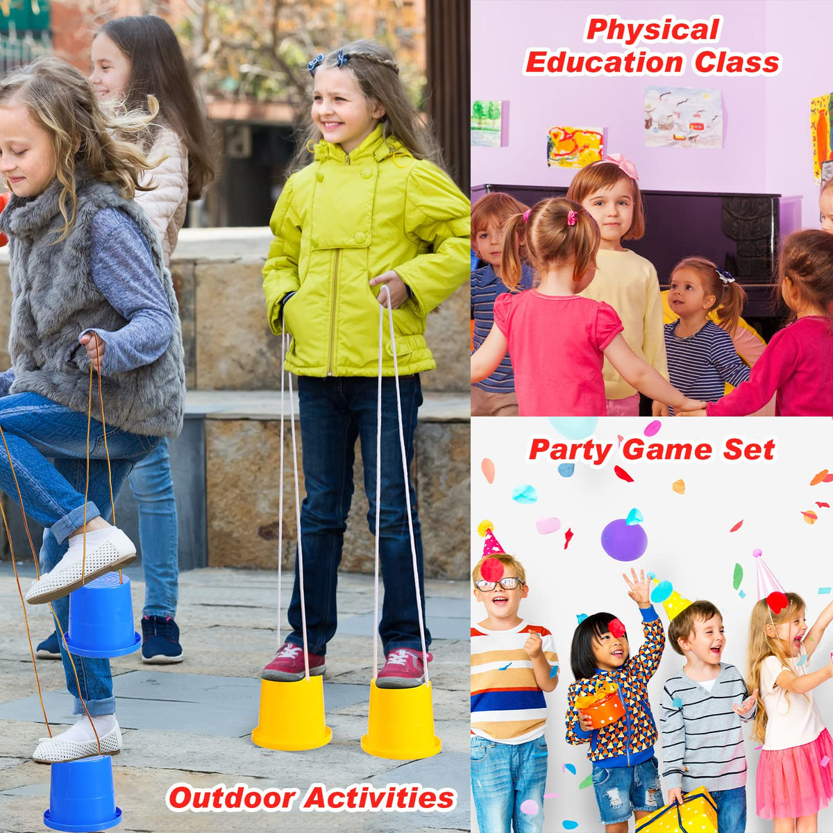 Hungdao balance stilts rope length, 57 cm, supports comfortable reach and movement.
