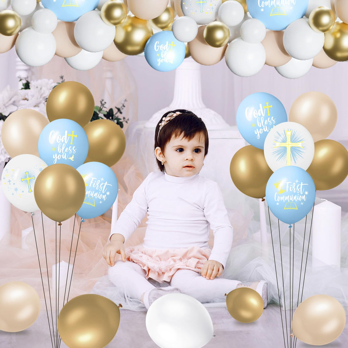 Hungdao balloon chain decorative strips for cohesive arch displays
