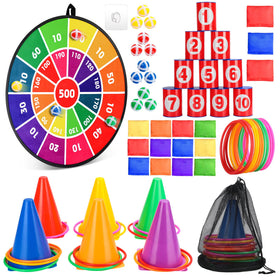 Hungdao dart board setup for backyard competition and safe family play