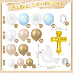 Hungdao dove foil balloons add symbolic elegance to the decor