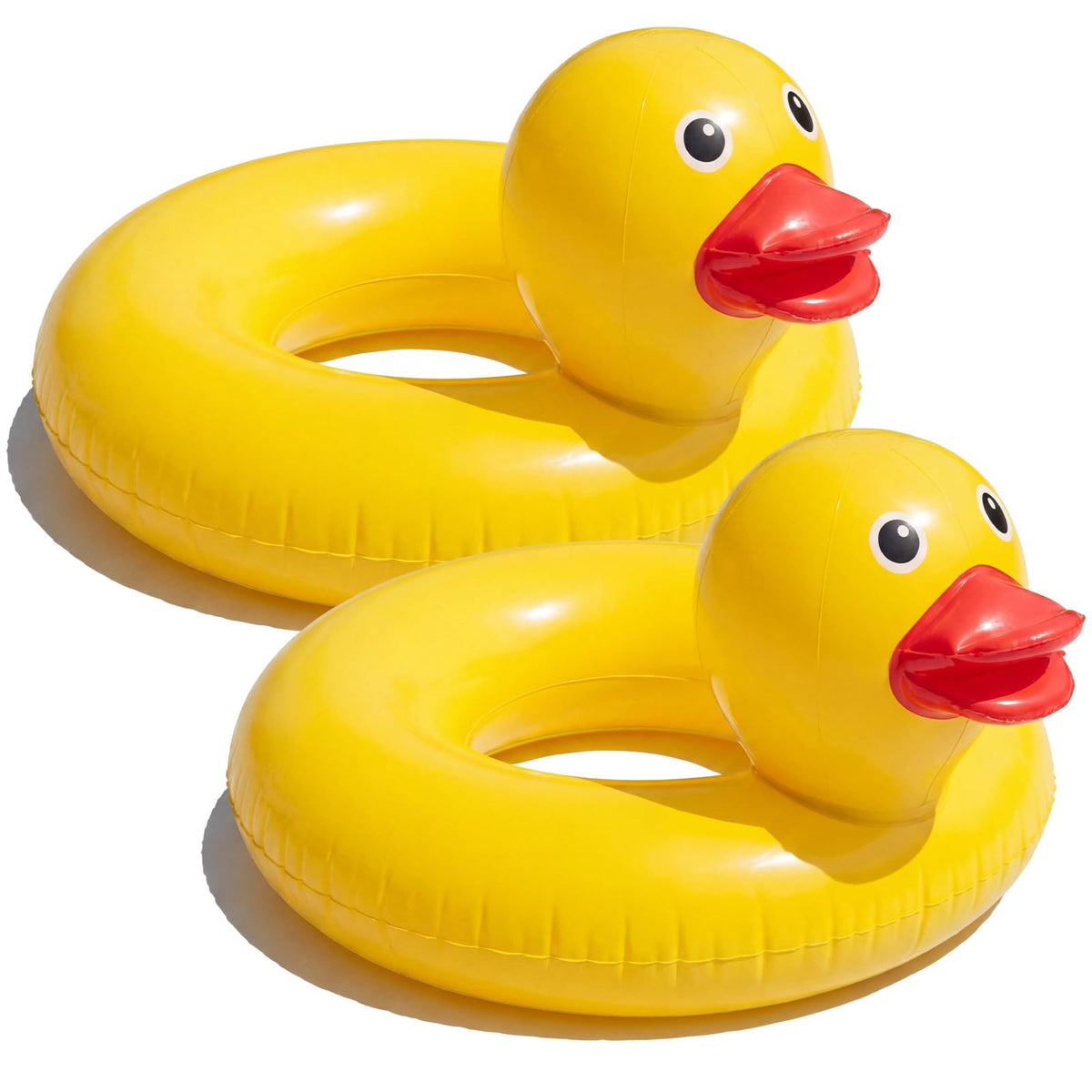 Hungdao duck pool float 23.6-inch, ideal for sunny days and shared pool fun.