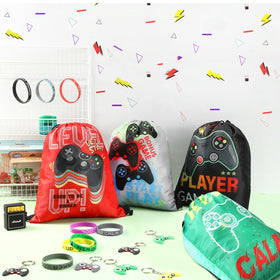 Hungdao game controller keychains in soft rubber, easy to attach to bags.