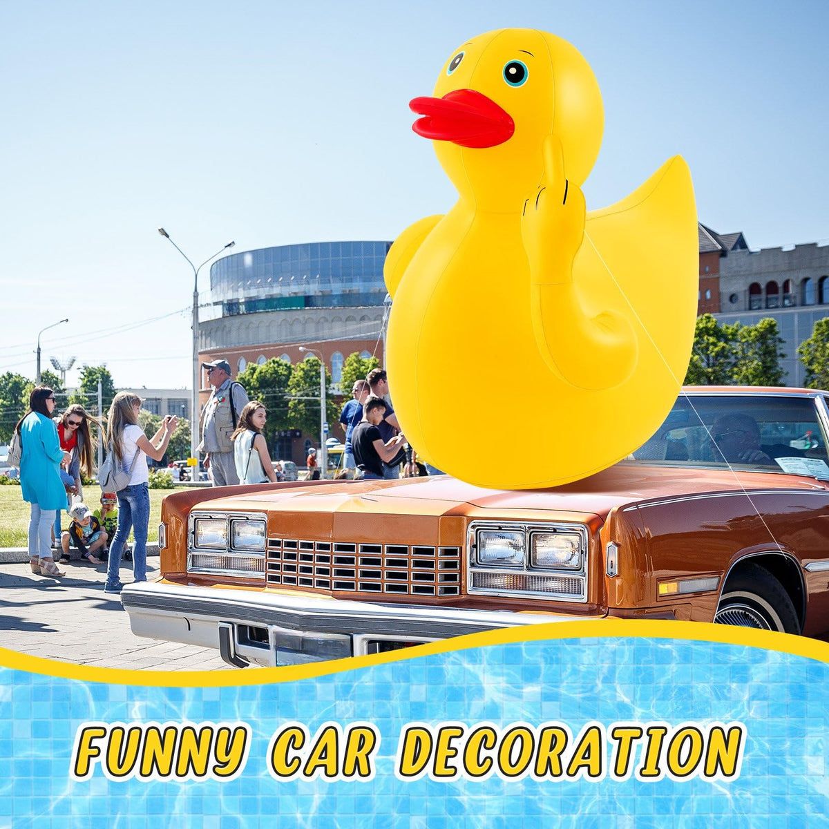 Hungdao giant inflatable duck beach and pool decoration enhances any event