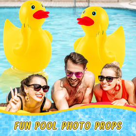 Hungdao giant inflatable duck children play, durable float for outdoor use