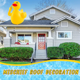 Hungdao giant inflatable duck party scene, attracts attention at gatherings