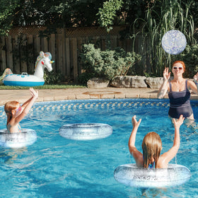 Hungdao glitter pool tube 80 cm ready for poolside fun and splash