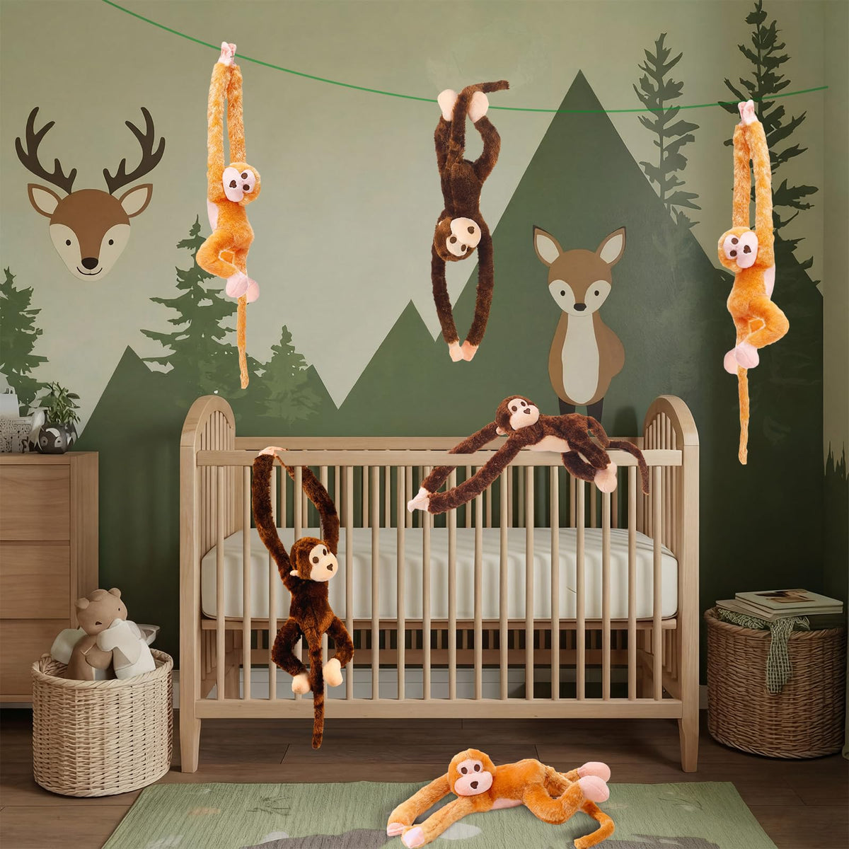 Hungdao jungle party monkey six-pack decor for vibrant events.