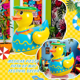 Hungdao Mexican festival decor duck boosts photo opportunities.