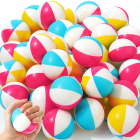 Hungdao mini beach ball 2.5-inch foam, perfect party favors and stress-relief toy.
