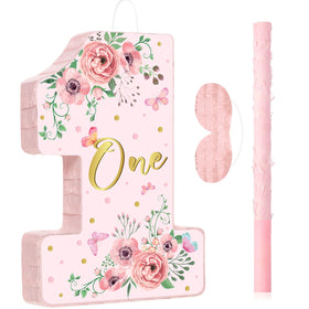 Hungdao pink floral piñata body for vibrant party decor and fun game moments.