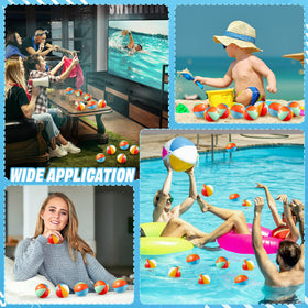 Rainbow Hungdao stress balls stored in mesh bag for outdoor trips