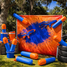 Hungdao safe inflatable weapons ideal for playful dart games and stacking fun.