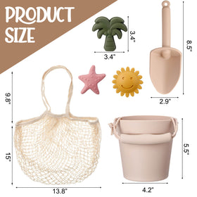 Hungdao silicone beach shovels duo ideal for digging and building sand castles