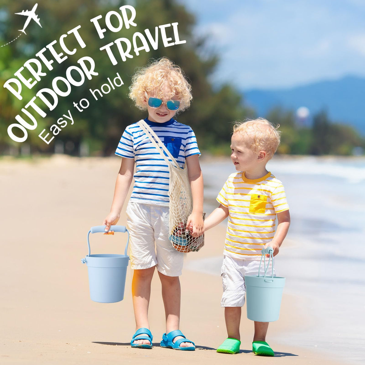 Hungdao silicone beach toys set soft texture for safe, flexible outdoor play.
