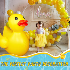 Hungdao versatile inflatable duck for pools, beaches, birthdays and parades