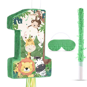 Hungdao Wild One pinata body ready for a lively safari birthday centerpiece